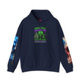 4th of July American Flag Hoodie — Patriotic Sleeve & Back Graphic PulloverHoodieGOLDEN APPLE CONNECTIONSPrintify