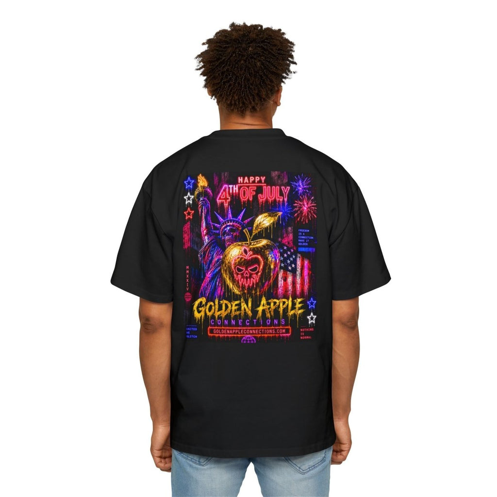 4th of July Golden Apple Tee — Patriotic Statue of Liberty Graphic ShirtT-ShirtGOLDEN APPLE CONNECTIONSPrintify