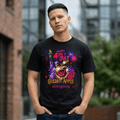 4th of July Golden Apple oversized tee with Statue of Liberty, fireworks, and patriotic streetwear graphic
