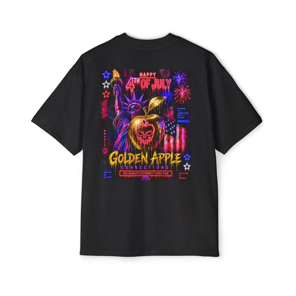 4th of July Golden Apple Tee — Patriotic Statue of Liberty Graphic ShirtT-ShirtGOLDEN APPLE CONNECTIONSPrintify