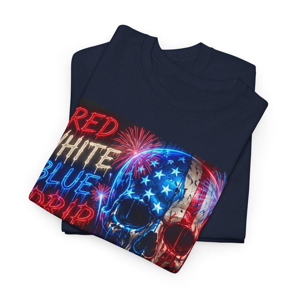 4th of July Graphic Tee — American Skull & Statue of Liberty Cannabis Festival ShirtT-ShirtGOLDEN APPLE CONNECTIONSPrintify