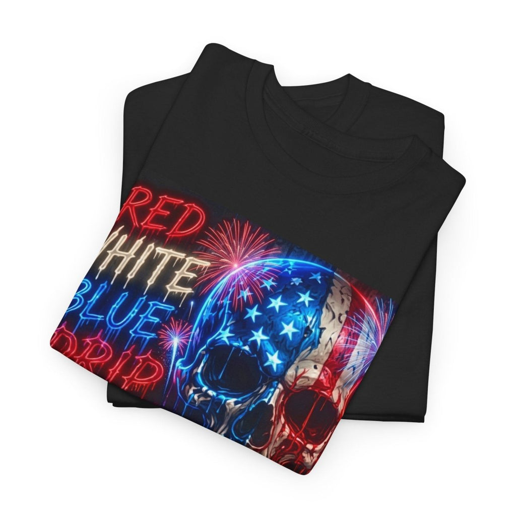 4th of July Graphic Tee — American Skull & Statue of Liberty Cannabis Festival ShirtT-ShirtGOLDEN APPLE CONNECTIONSPrintify