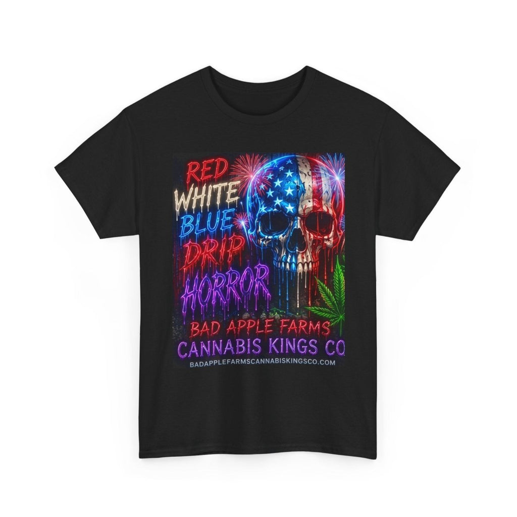 4th of July Graphic Tee — American Skull & Statue of Liberty Cannabis Festival ShirtT-ShirtGOLDEN APPLE CONNECTIONSPrintify