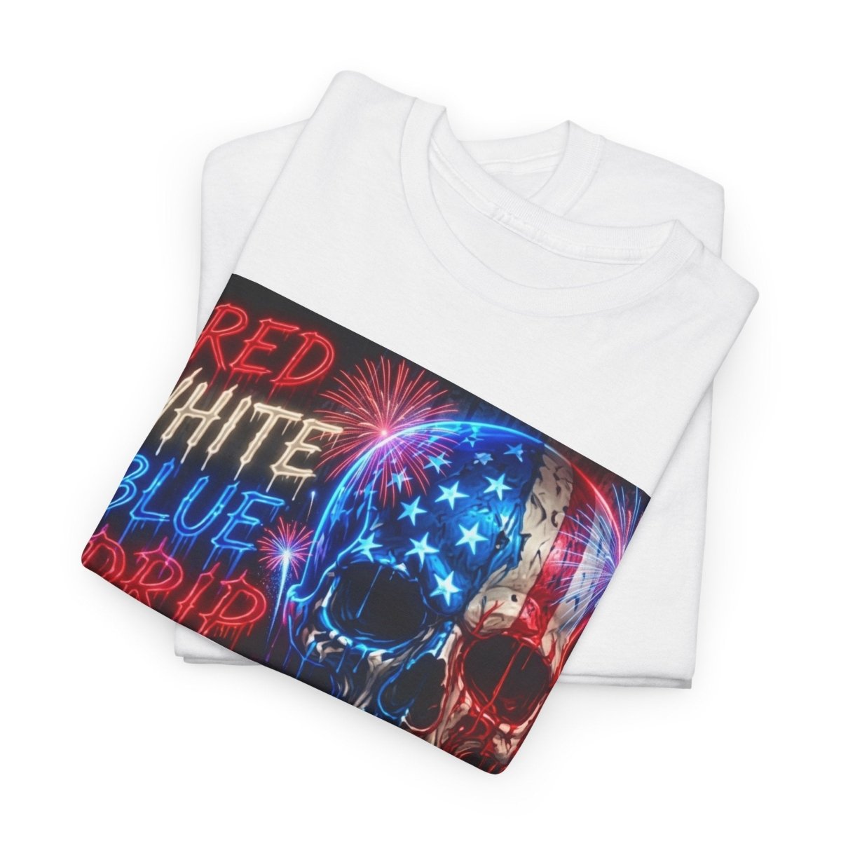 4th of July Graphic Tee — American Skull & Statue of Liberty Cannabis Festival ShirtT-ShirtGOLDEN APPLE CONNECTIONSPrintify