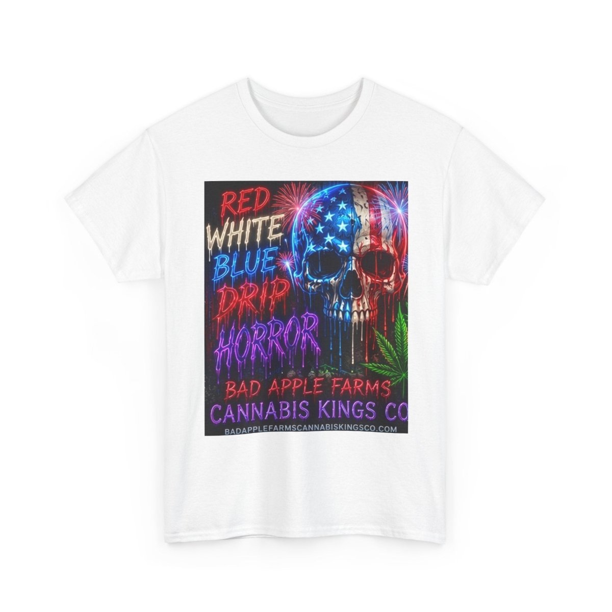 4th of July Graphic Tee — American Skull & Statue of Liberty Cannabis Festival ShirtT-ShirtGOLDEN APPLE CONNECTIONSPrintify