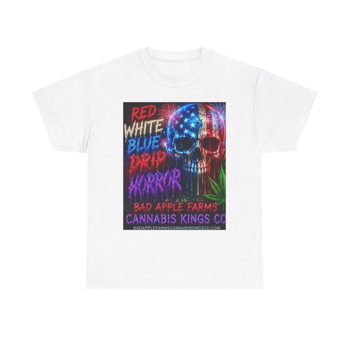 4th of July Graphic Tee — American Skull & Statue of Liberty Cannabis Festival ShirtT-ShirtGOLDEN APPLE CONNECTIONSPrintify