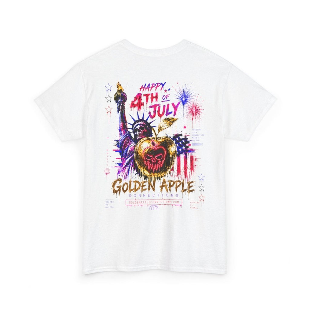 4th of July Graphic Tee — American Skull & Statue of Liberty Cannabis Festival ShirtT-ShirtGOLDEN APPLE CONNECTIONSPrintify