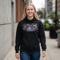 Champion Hoodie — Drip Drop Line Up Graphic HoodieHoodieGOLDEN APPLE CONNECTIONSPrintify