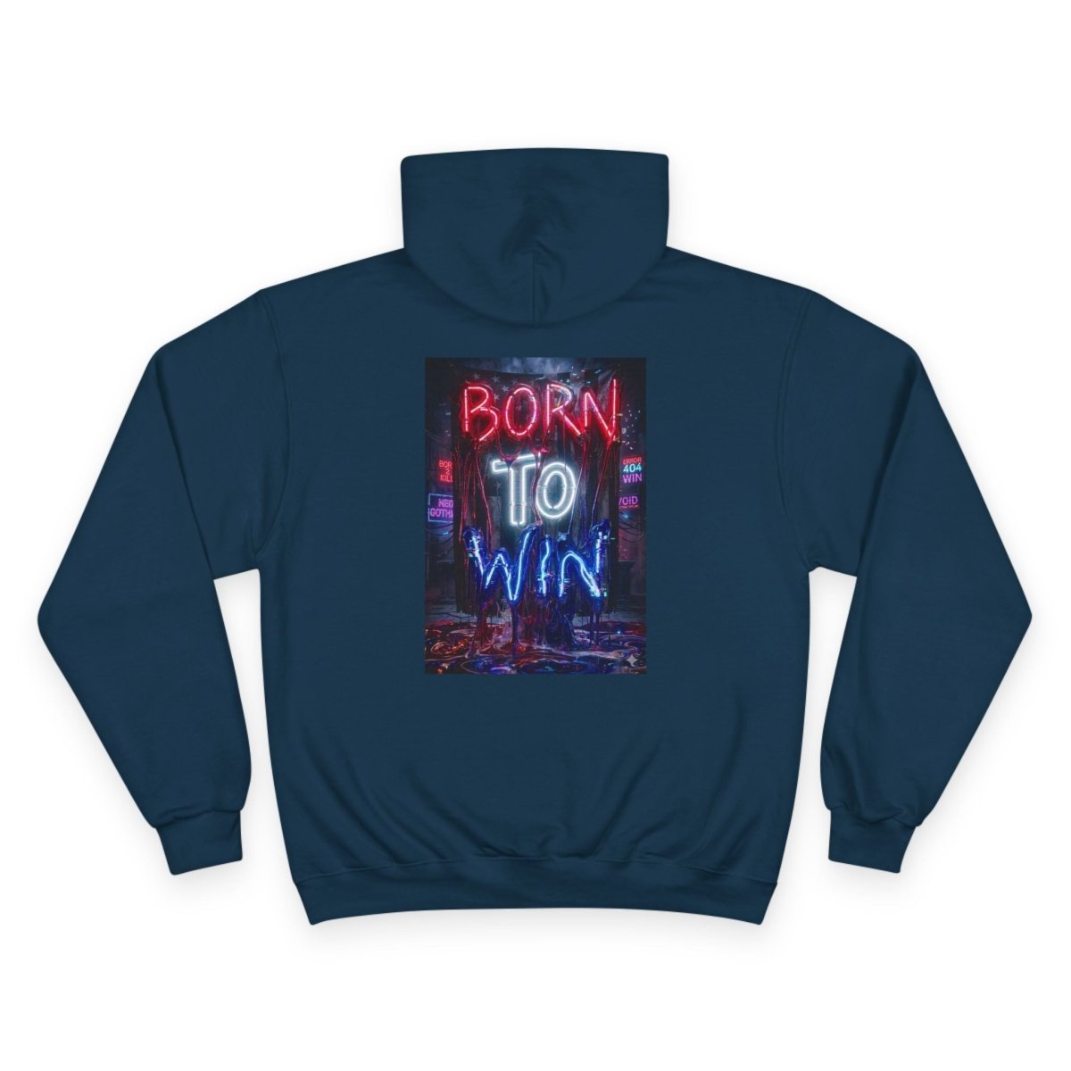Champion Hoodie — Drip Drop Line Up Graphic HoodieHoodieGOLDEN APPLE CONNECTIONSPrintify