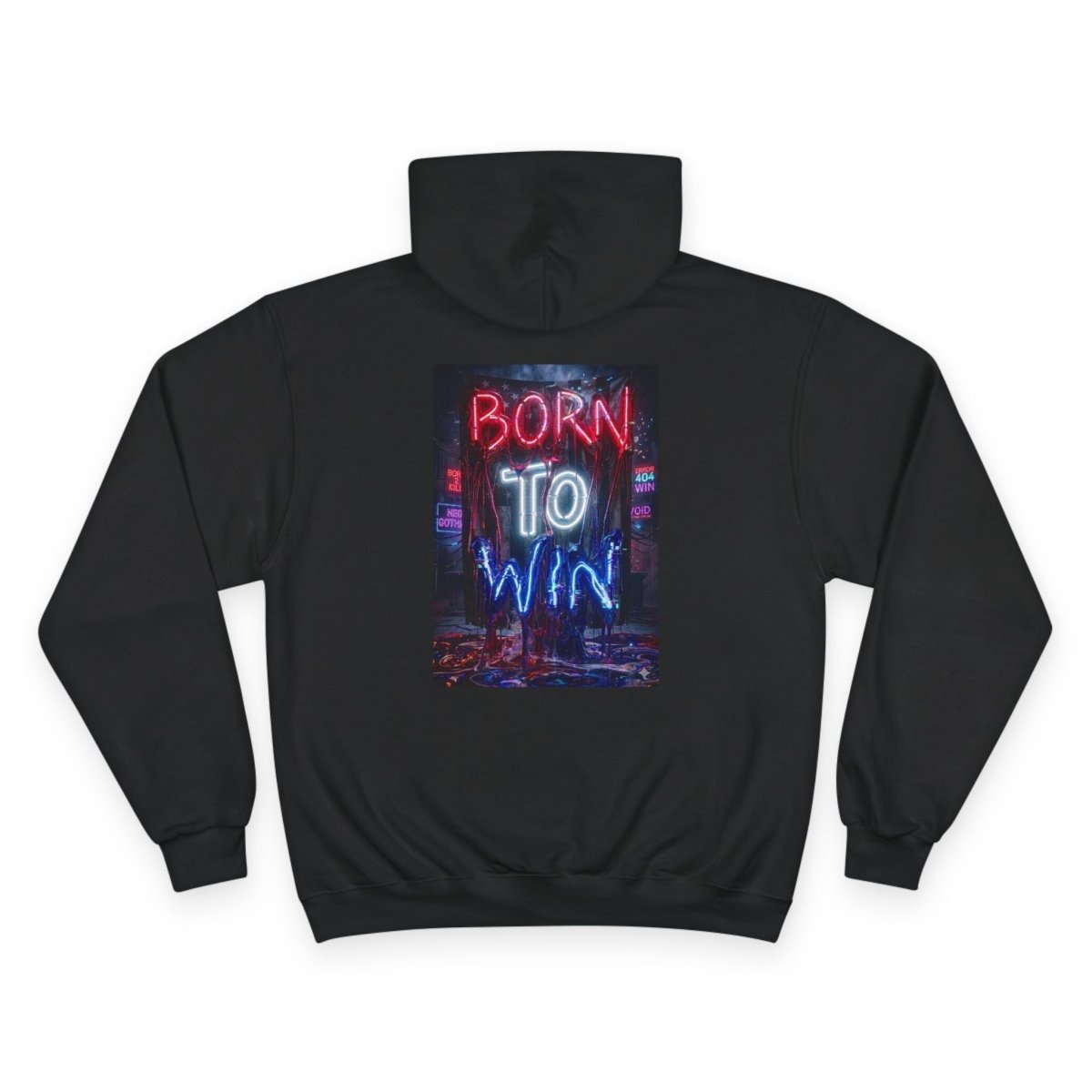 Champion Hoodie — Drip Drop Line Up Graphic HoodieHoodieGOLDEN APPLE CONNECTIONSPrintify