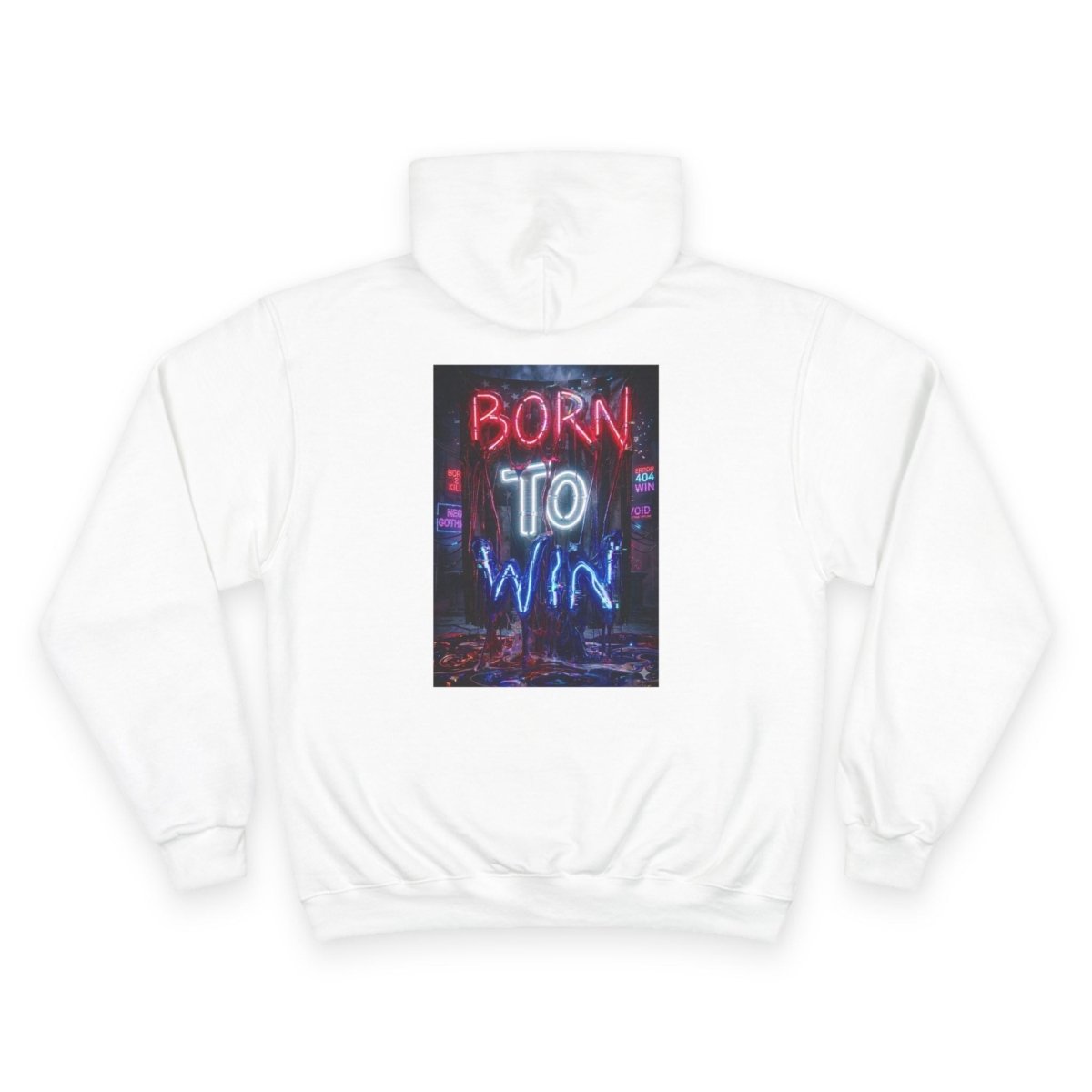Champion Hoodie — Drip Drop Line Up Graphic HoodieHoodieGOLDEN APPLE CONNECTIONSPrintify