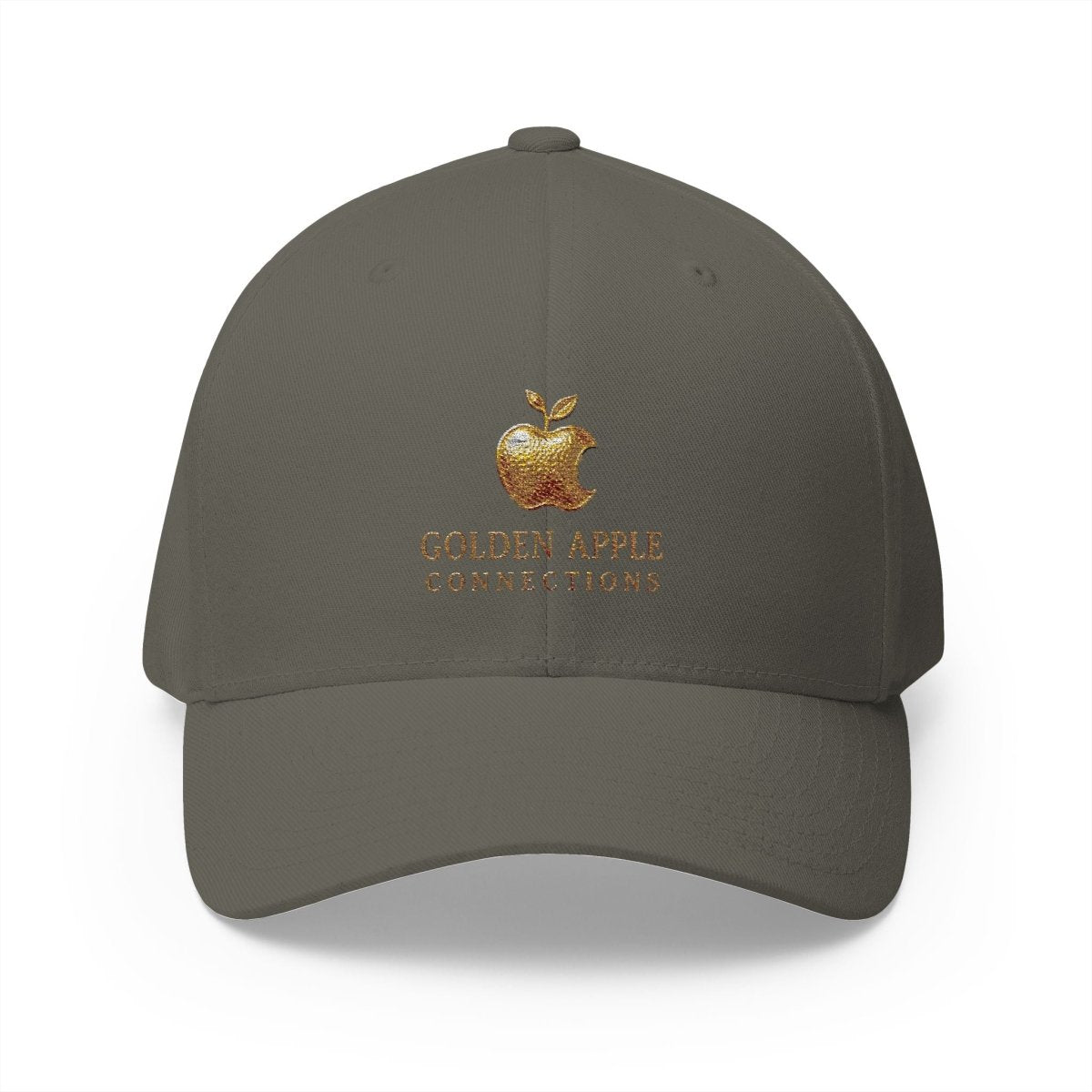Embroidered Golden Apple Logo Cap — 'Golden Apple Connections' Closed - Back HatHatsGOLDEN APPLE CONNECTIONSPrintify
