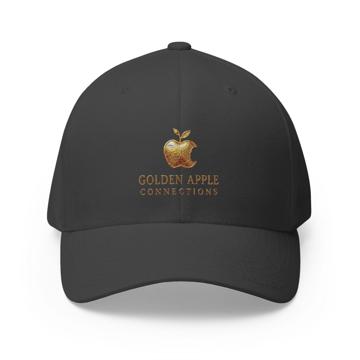 Embroidered Golden Apple Logo Cap — 'Golden Apple Connections' Closed - Back HatHatsGOLDEN APPLE CONNECTIONSPrintify
