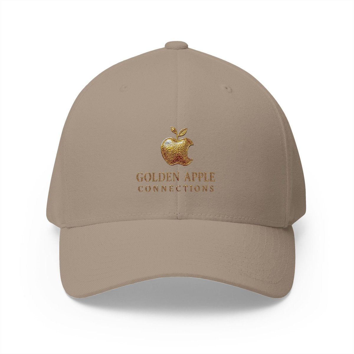 Embroidered Golden Apple Logo Cap — 'Golden Apple Connections' Closed - Back HatHatsGOLDEN APPLE CONNECTIONSPrintify