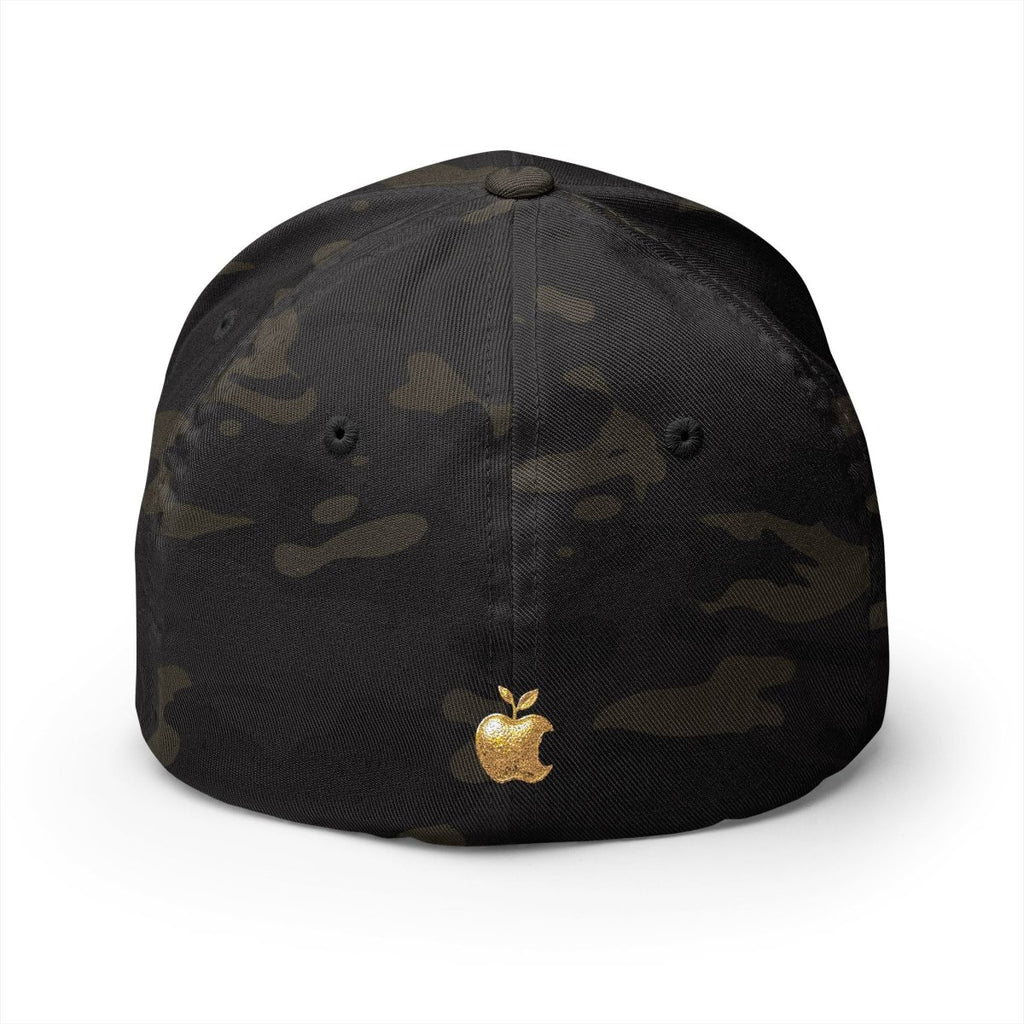 Embroidered Golden Apple Logo Cap — 'Golden Apple Connections' Closed - Back HatHatsGOLDEN APPLE CONNECTIONSPrintify
