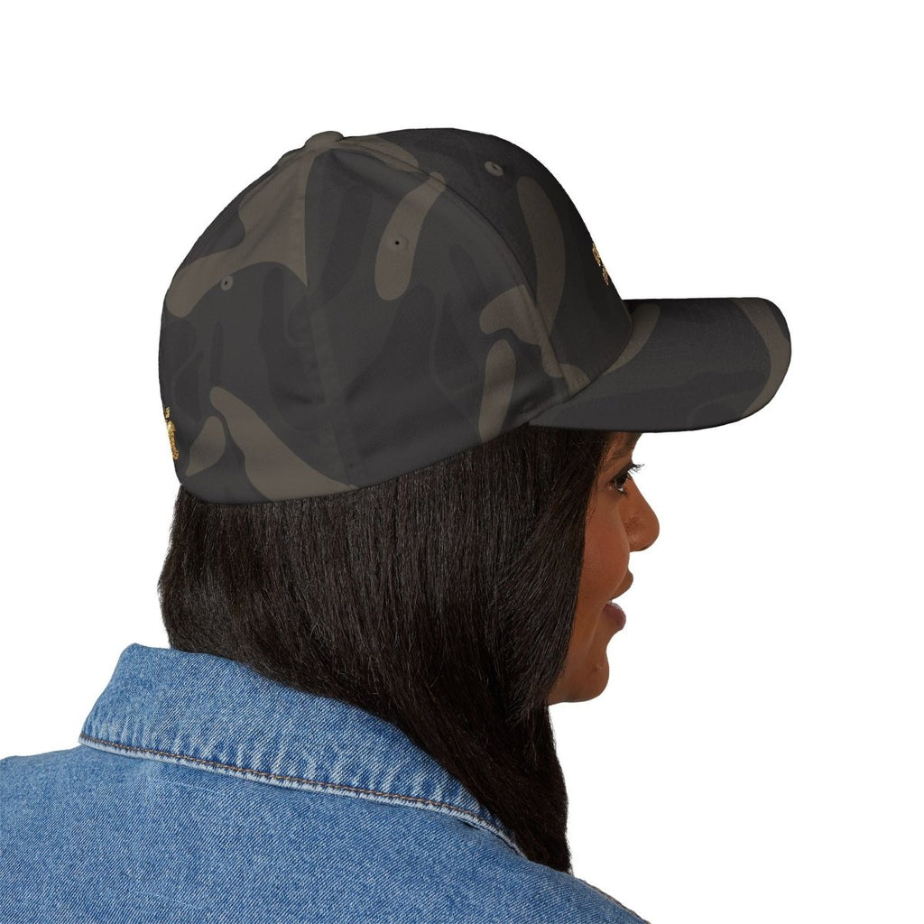 Embroidered Golden Apple Logo Cap — 'Golden Apple Connections' Closed - Back HatHatsGOLDEN APPLE CONNECTIONSPrintify