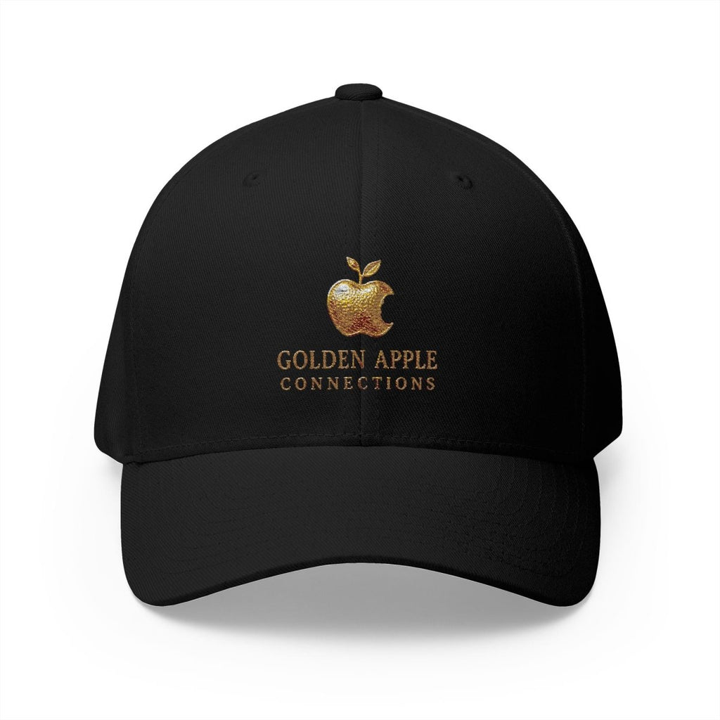 Embroidered Golden Apple Logo Cap — 'Golden Apple Connections' Closed - Back HatHatsGOLDEN APPLE CONNECTIONSPrintify