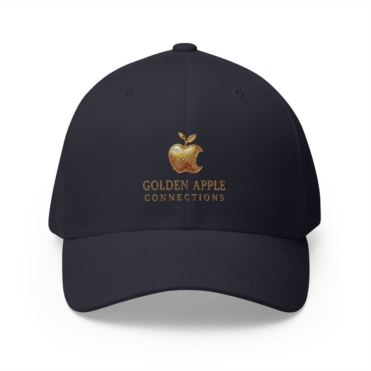 Embroidered Golden Apple Logo Cap — 'Golden Apple Connections' Closed - Back HatHatsGOLDEN APPLE CONNECTIONSPrintify