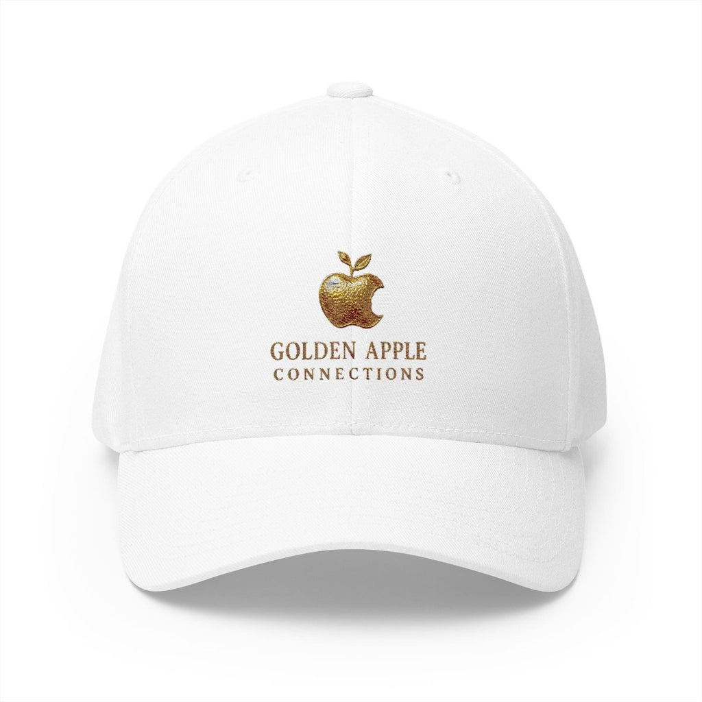 Embroidered Golden Apple Logo Cap — 'Golden Apple Connections' Closed - Back HatHatsGOLDEN APPLE CONNECTIONSPrintify