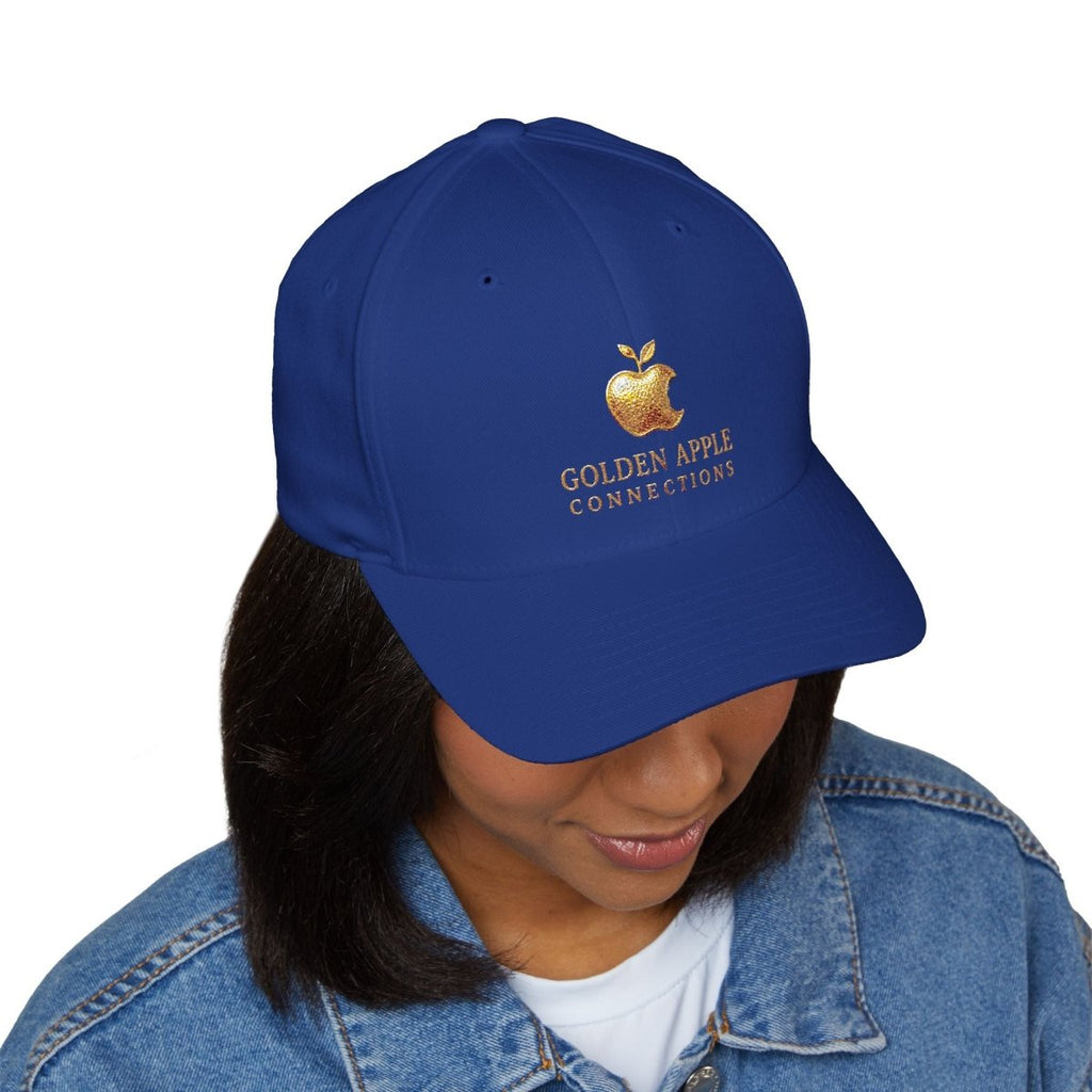 Embroidered Golden Apple Logo Cap — 'Golden Apple Connections' Closed - Back HatHatsGOLDEN APPLE CONNECTIONSPrintify