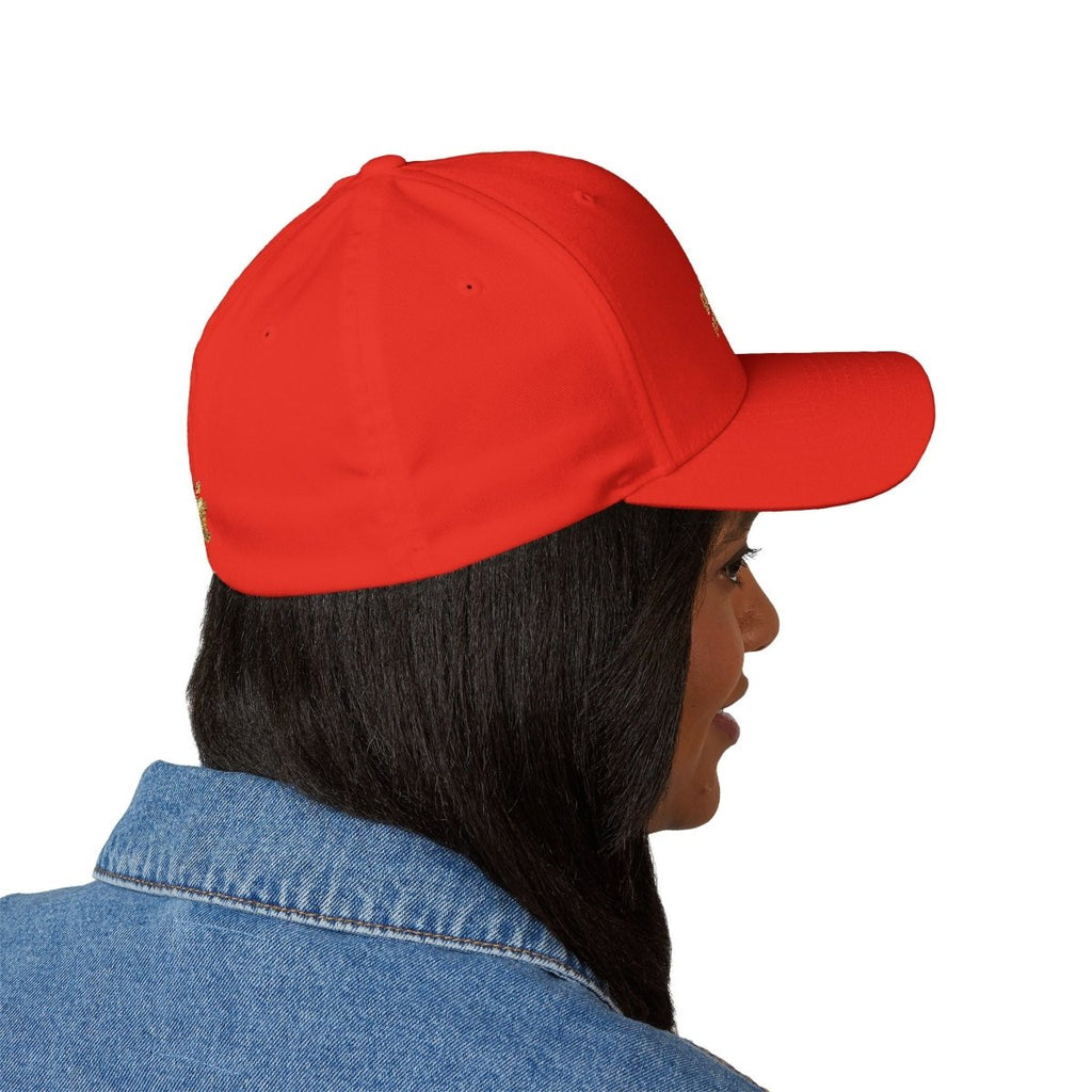 Embroidered Golden Apple Logo Cap — 'Golden Apple Connections' Closed - Back HatHatsGOLDEN APPLE CONNECTIONSPrintify