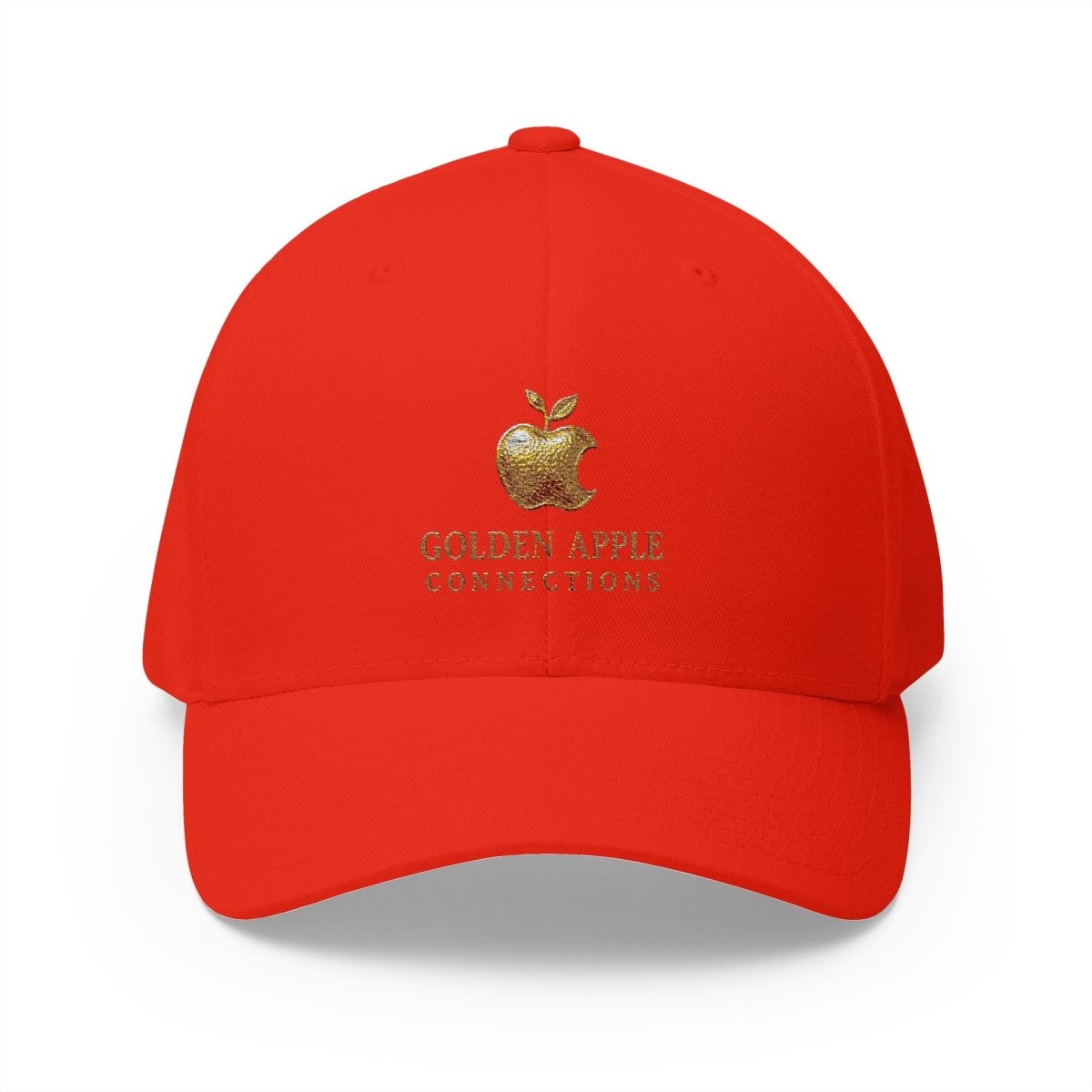 Embroidered Golden Apple Logo Cap — 'Golden Apple Connections' Closed - Back HatHatsGOLDEN APPLE CONNECTIONSPrintify