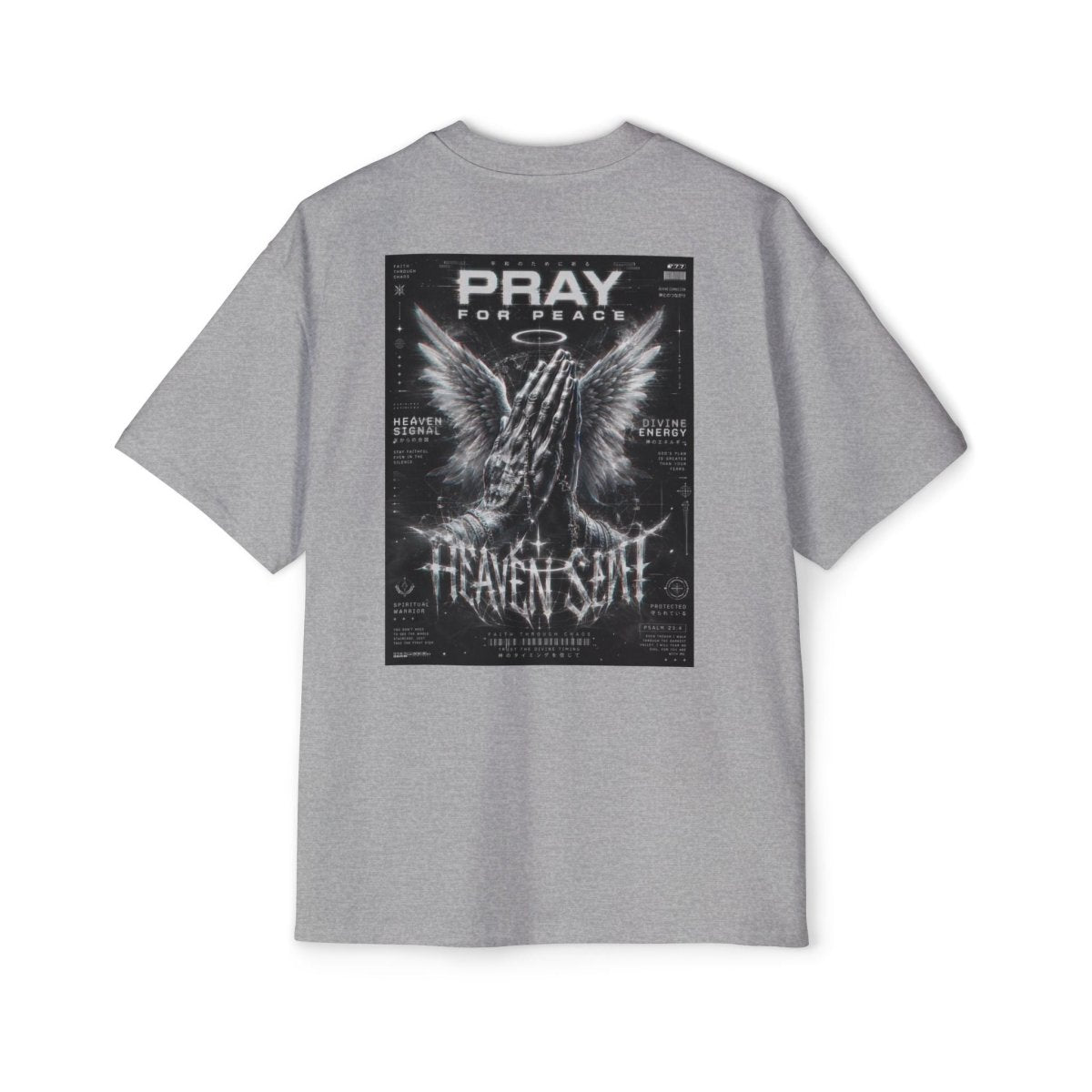Graphic Tee — "Golden Apple Connections" Front & "Pray for Peace / Heaven Sent" BackT-ShirtGOLDEN APPLE CONNECTIONSPrintify