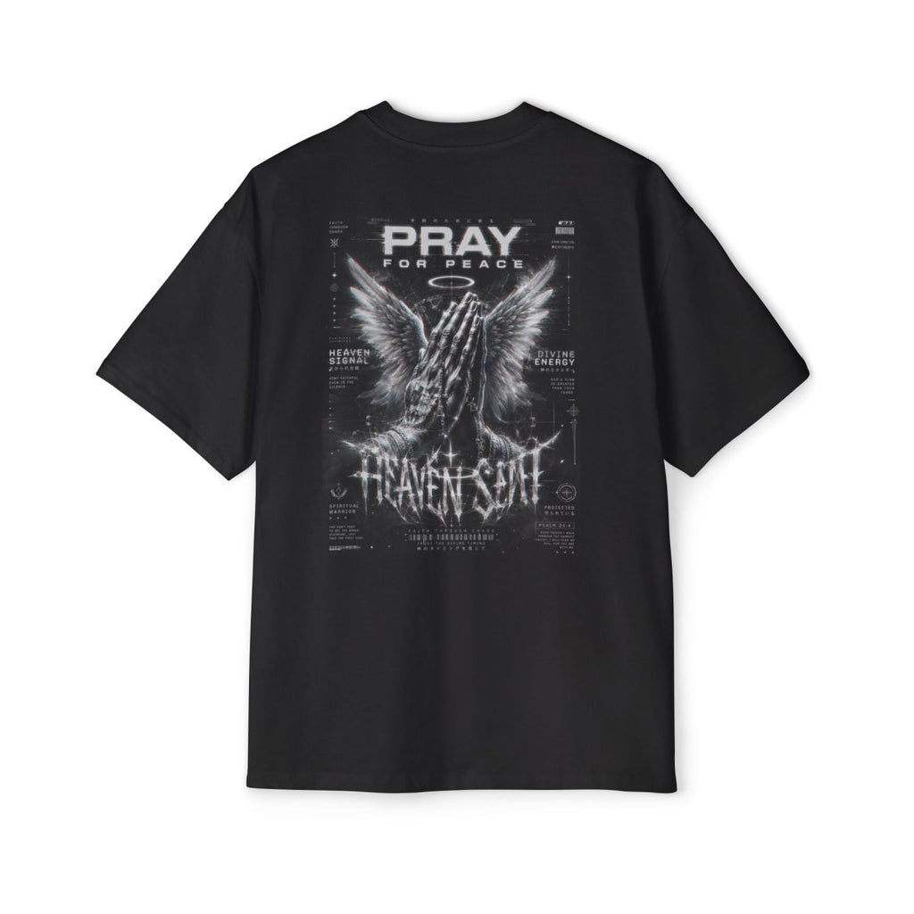 Graphic Tee — "Golden Apple Connections" Front & "Pray for Peace / Heaven Sent" BackT-ShirtGOLDEN APPLE CONNECTIONSPrintify