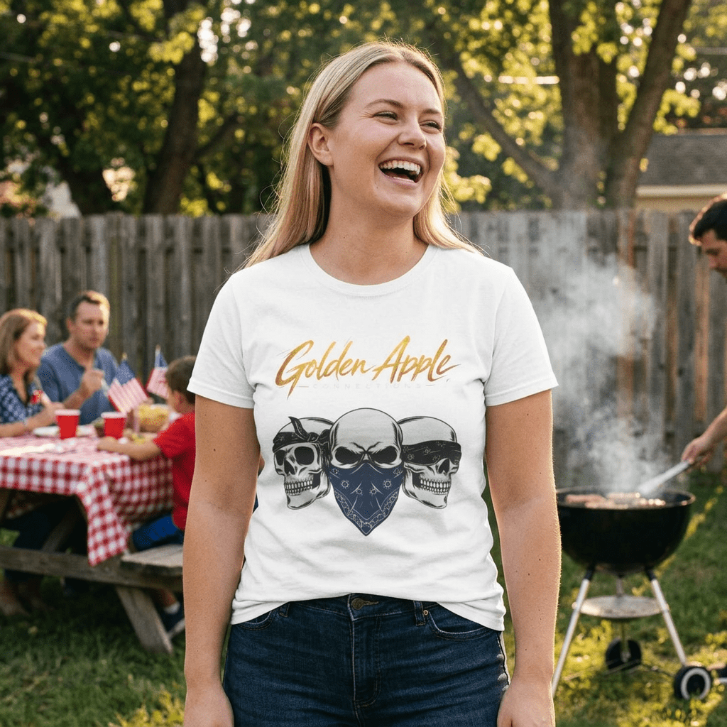 "Legal Doesn't Mean Accepted" — Golden Apple Connections Double - Sided Graphic TeeT-ShirtGOLDEN APPLE CONNECTIONSPrintify