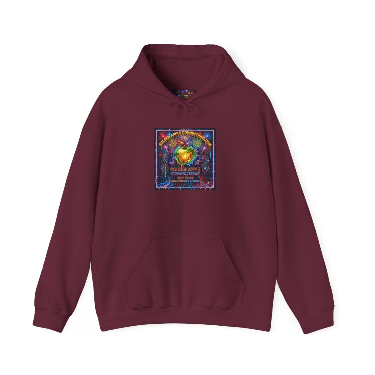 Liberty Statue Hoodie — Psychedelic Cannabis Art Hooded SweatshirtHoodieGOLDEN APPLE CONNECTIONSPrintify