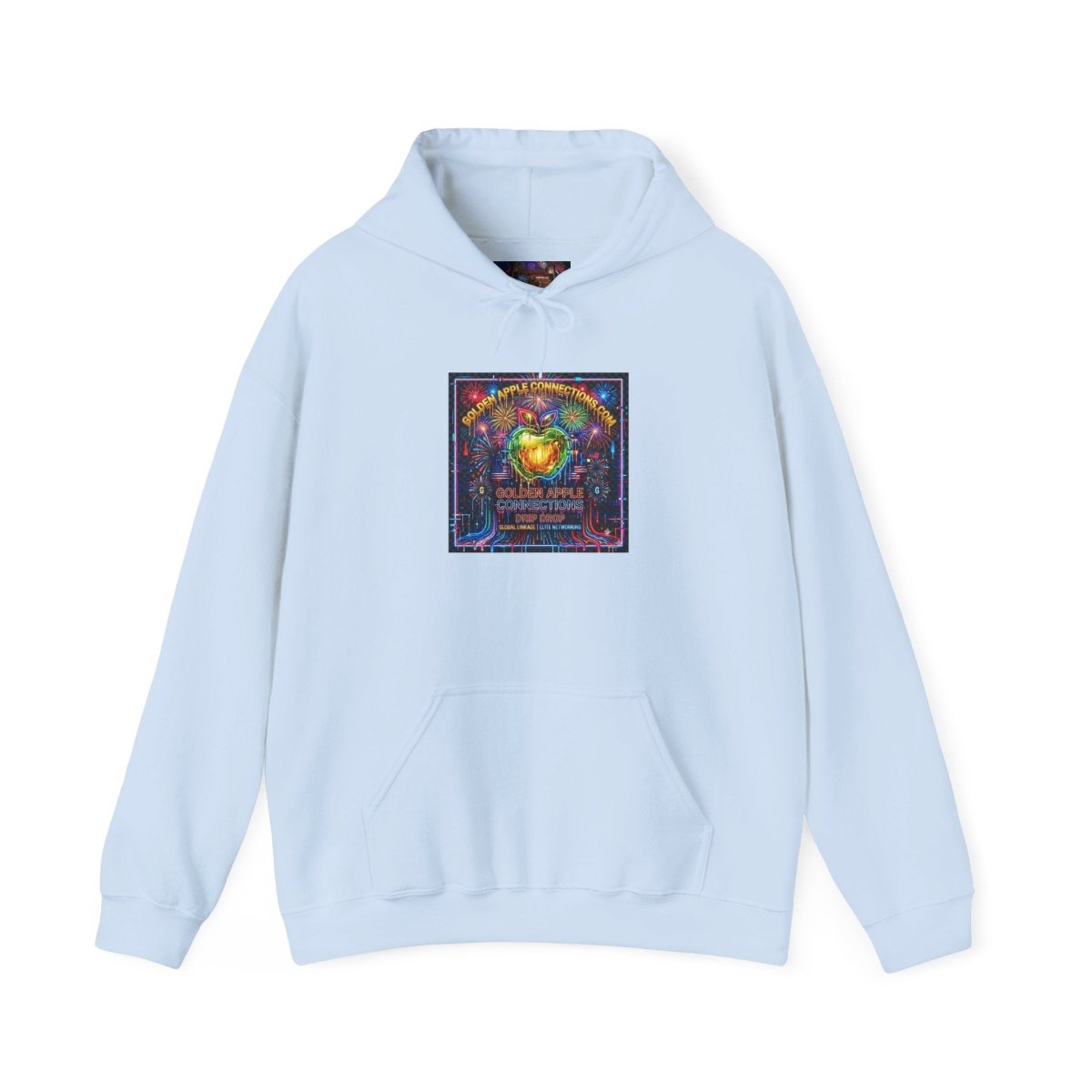 Liberty Statue Hoodie — Psychedelic Cannabis Art Hooded SweatshirtHoodieGOLDEN APPLE CONNECTIONSPrintify