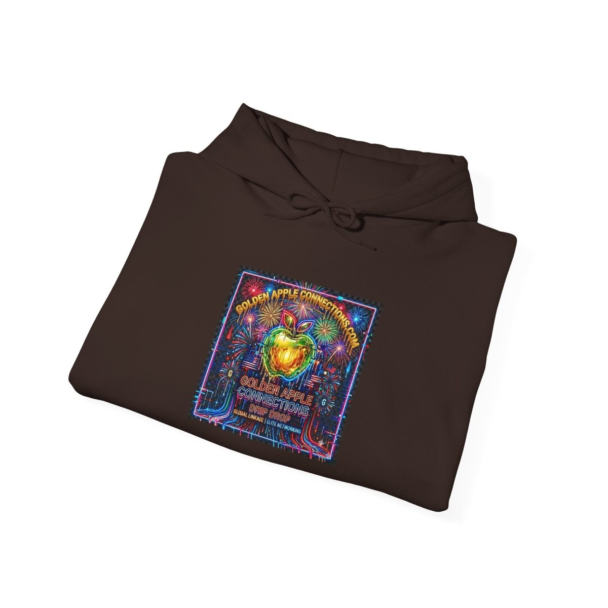 Liberty Statue Hoodie — Psychedelic Cannabis Art Hooded SweatshirtHoodieGOLDEN APPLE CONNECTIONSPrintify